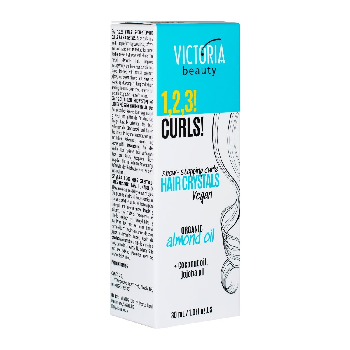 1,2,3! CURLS! Кристали за коса 30ml - CAMCO Ltd.