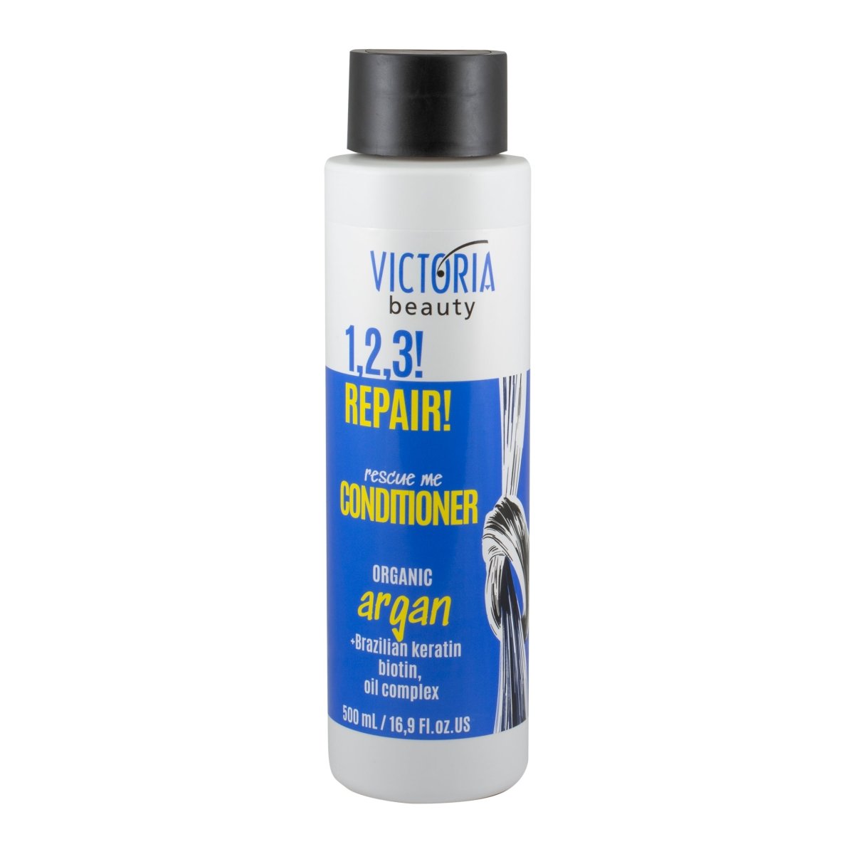 1,2,3! REPAIR! Балсам за увредена коса с арган, кератин и биотин 500ml - CAMCO Ltd.