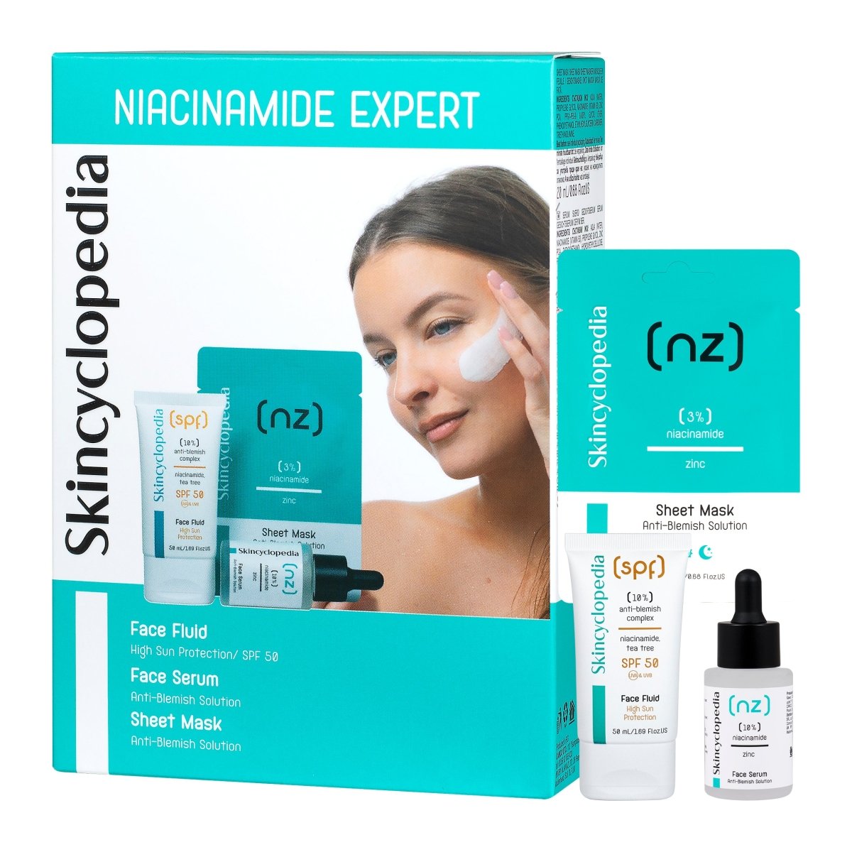 NIACINAMIDE EXPERT колекция за грижа за кожата - комплект 3 продукта - CAMCO Ltd.