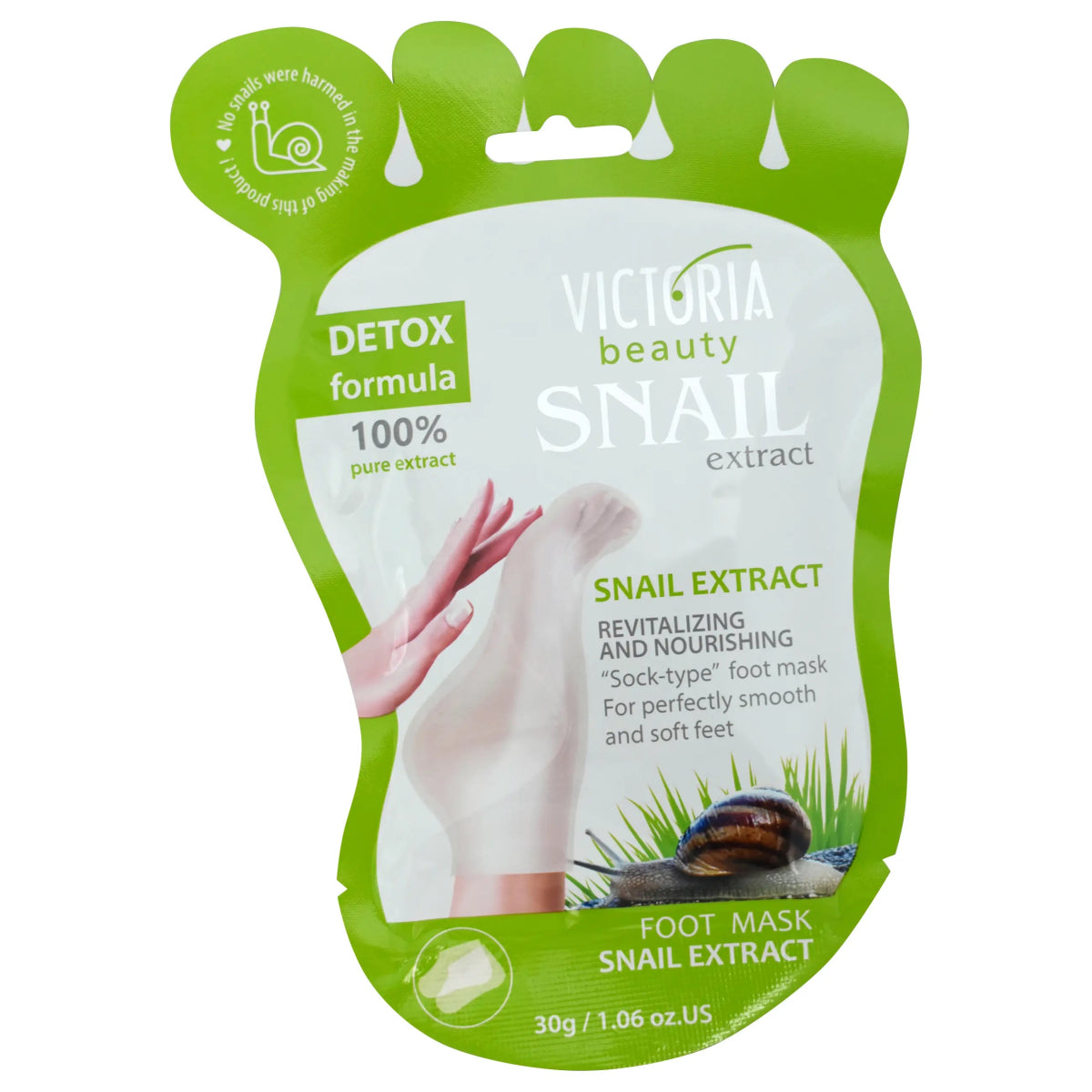 Snail Extract Чорапи - хидратираща крем - маска за крака и пети с охлювен екстракт 30ml - CAMCO Ltd.