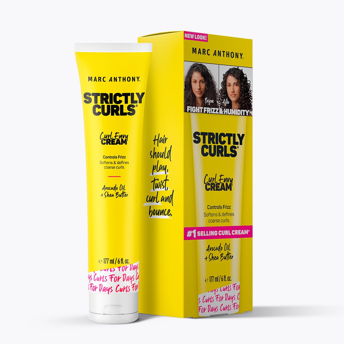 Strictly Curls Крем за къдрава коса с масло от ший, масло от авокадо и витамин Е 177ml - CAMCO Ltd.