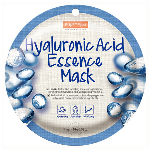 Корейска козметика хидратираща шийт маска за лице с колаген, хиалурон и витамин Е 18g