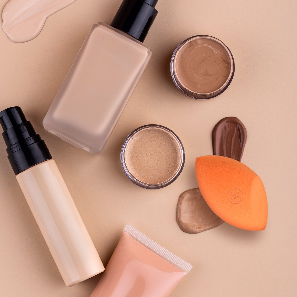 0780258 Бюти блендер - апликатор гъба за грим - тип капка със скосена страна, 1бр. - CAMCO Ltd.