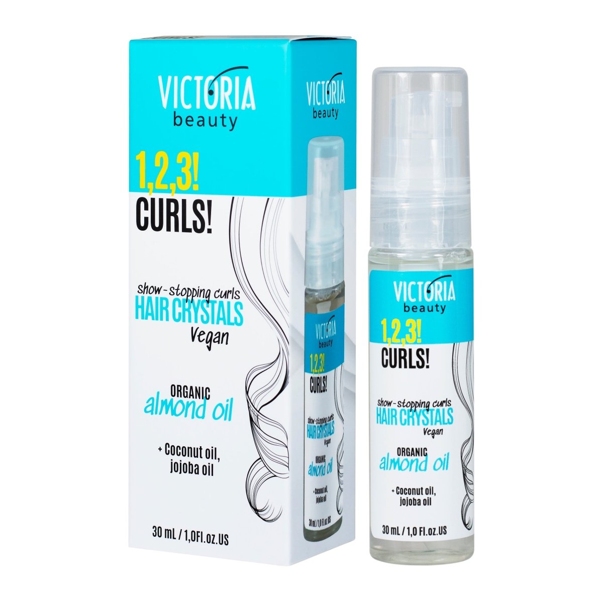 1,2,3! CURLS! Кристали за коса 30ml - CAMCO Ltd.