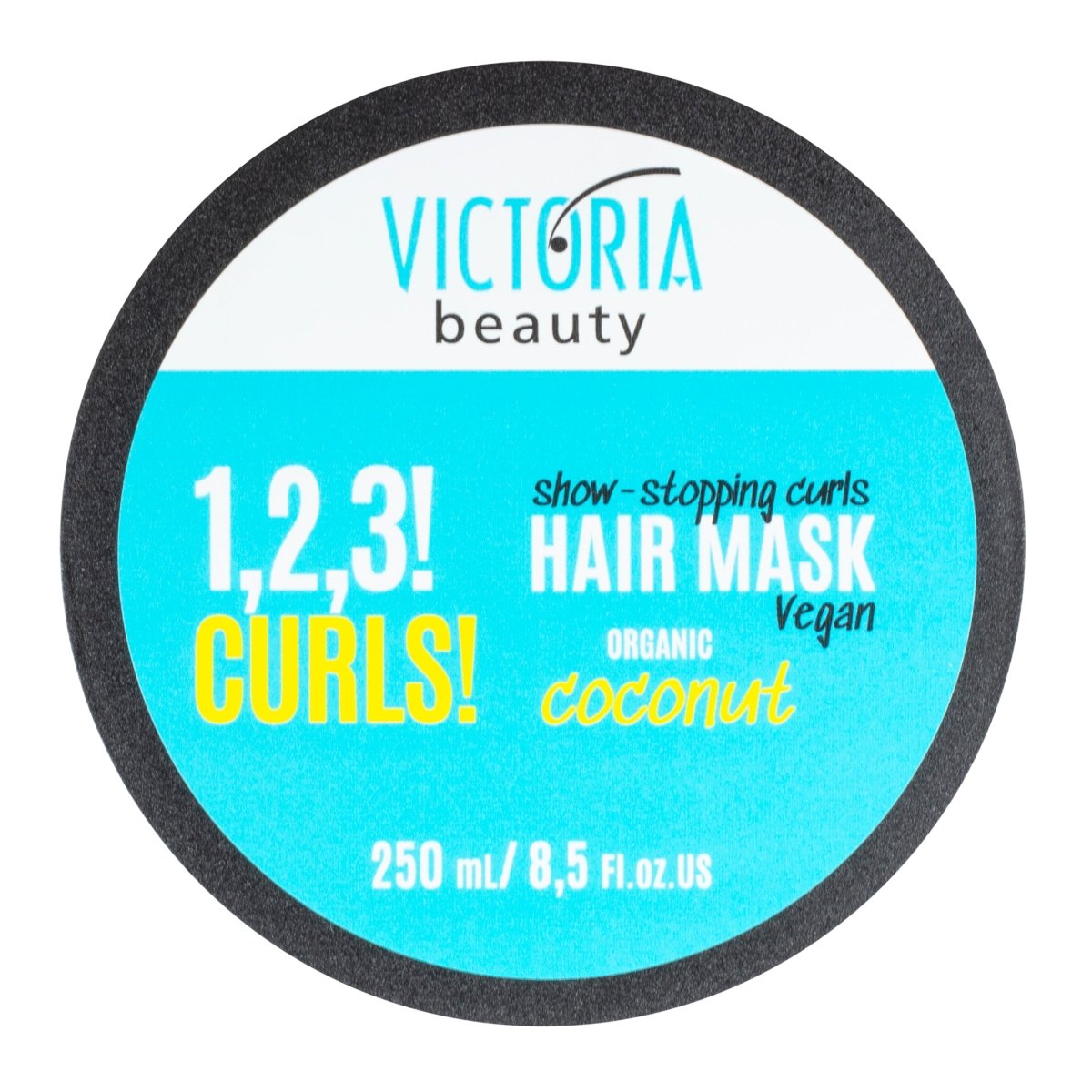 1,2,3! CURLS! Маска за къдрава коса с кокос за холивудски къдрици 250ml - CAMCO Ltd.