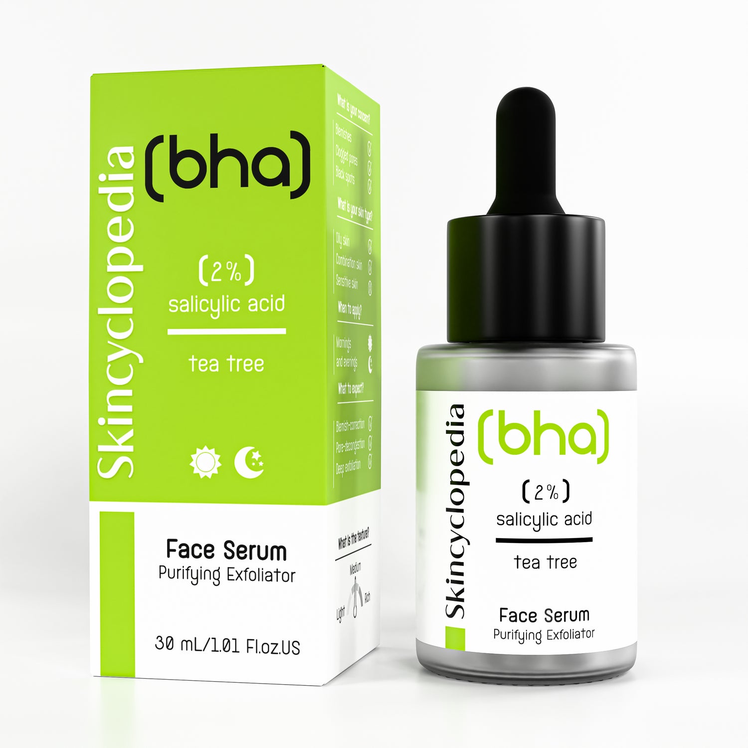 Concentrated facial serum with 2% salicylic acid and Tea Tree 30ml