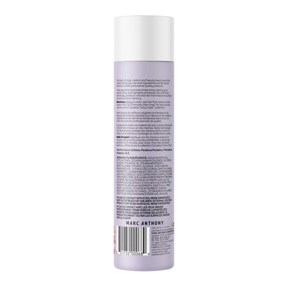 Complete Color Care Лилав тониращ балсам за руса коса против оранжеви оттенъци 236ml - CAMCO Ltd.