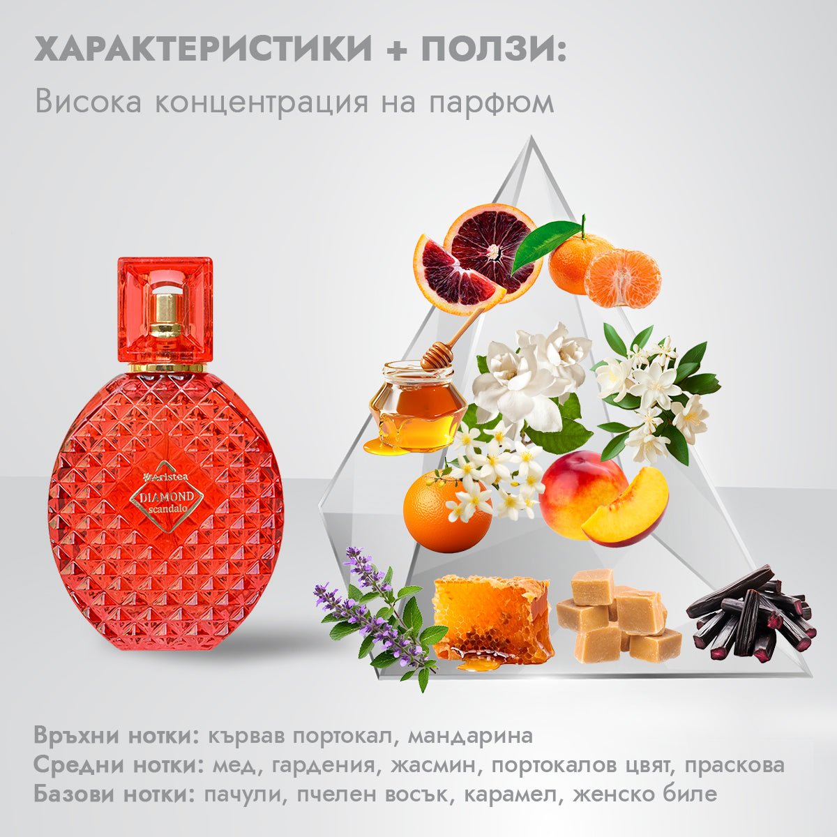 DIAMOND Scandalo дамски парфюм 60ml - CAMCO Ltd.