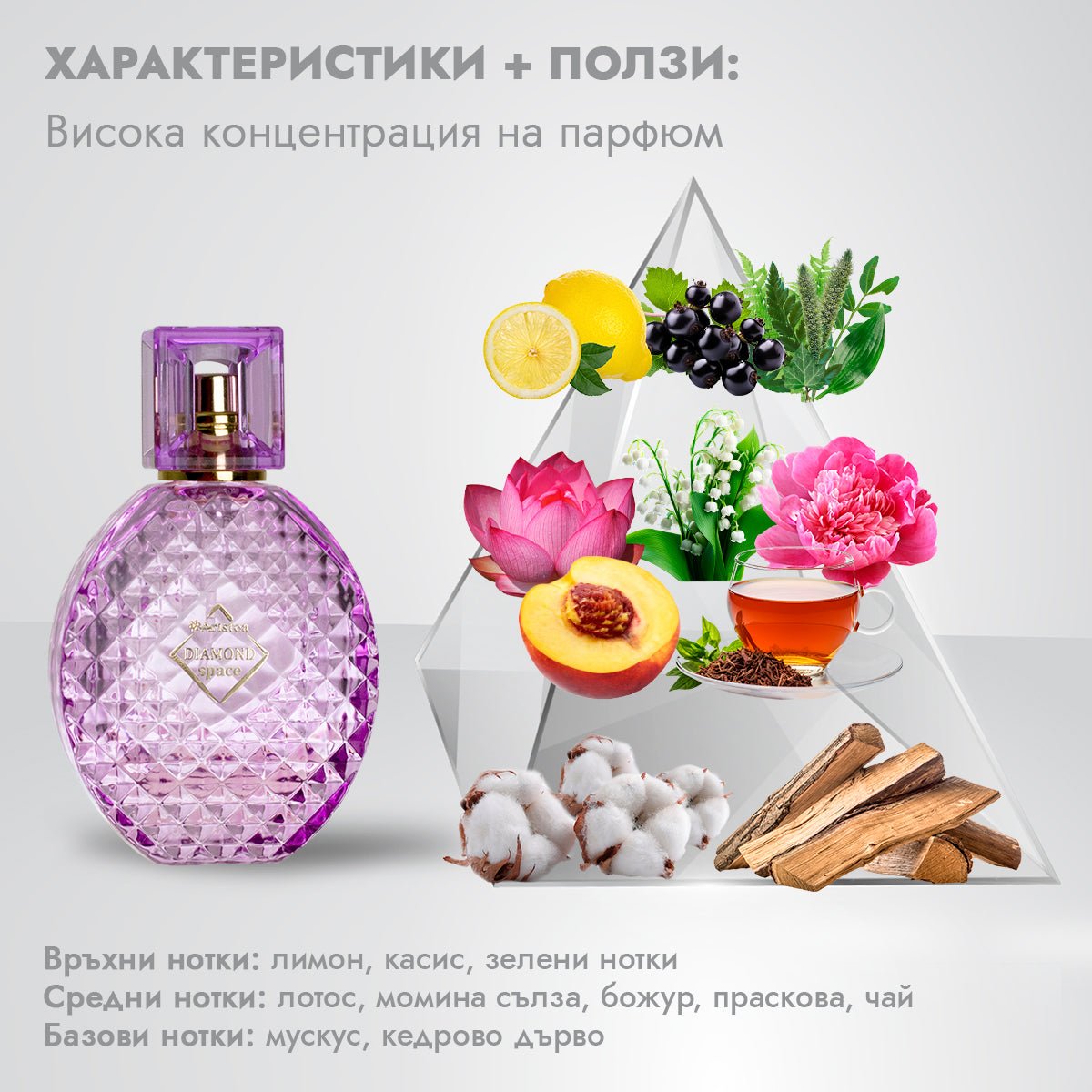 DIAMOND Space дамски парфюм 60ml - CAMCO Ltd.