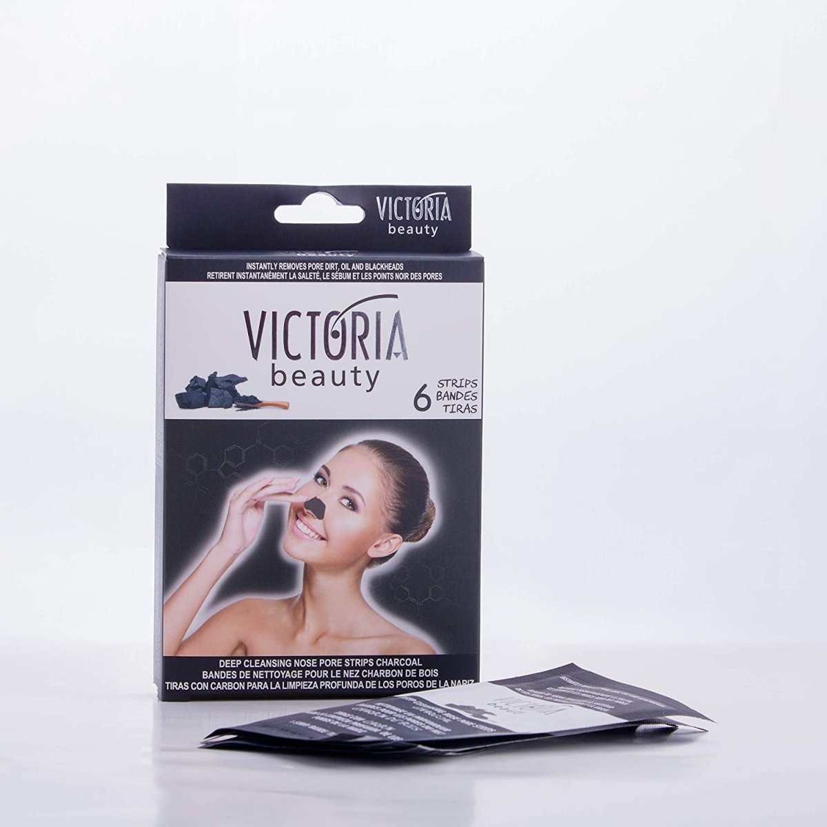 Дълбоко почистващи ленти за нос с активен въглен за премахване на черни точки 6бр - CAMCO Ltd.