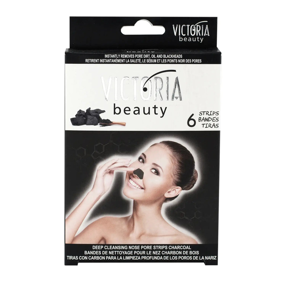 Дълбоко почистващи ленти за нос с активен въглен за премахване на черни точки 6бр - CAMCO Ltd.