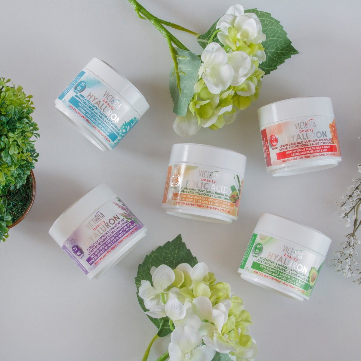 Дневен и нощен крем за лице с хиалуронова киселина, масло от ший и витамин А, с UVA и UVB филтри 50ml - CAMCO Ltd.