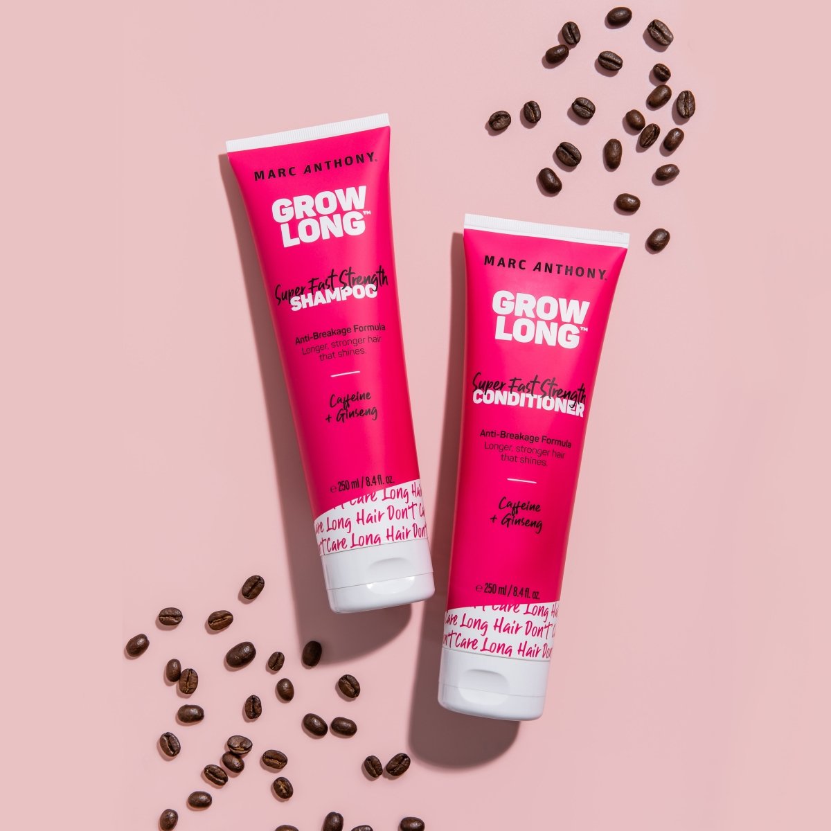 Grow Long Шампоан за растеж на косата с кофеин, жен - шен и витамин Е - без сулфати 250ml - CAMCO Ltd.