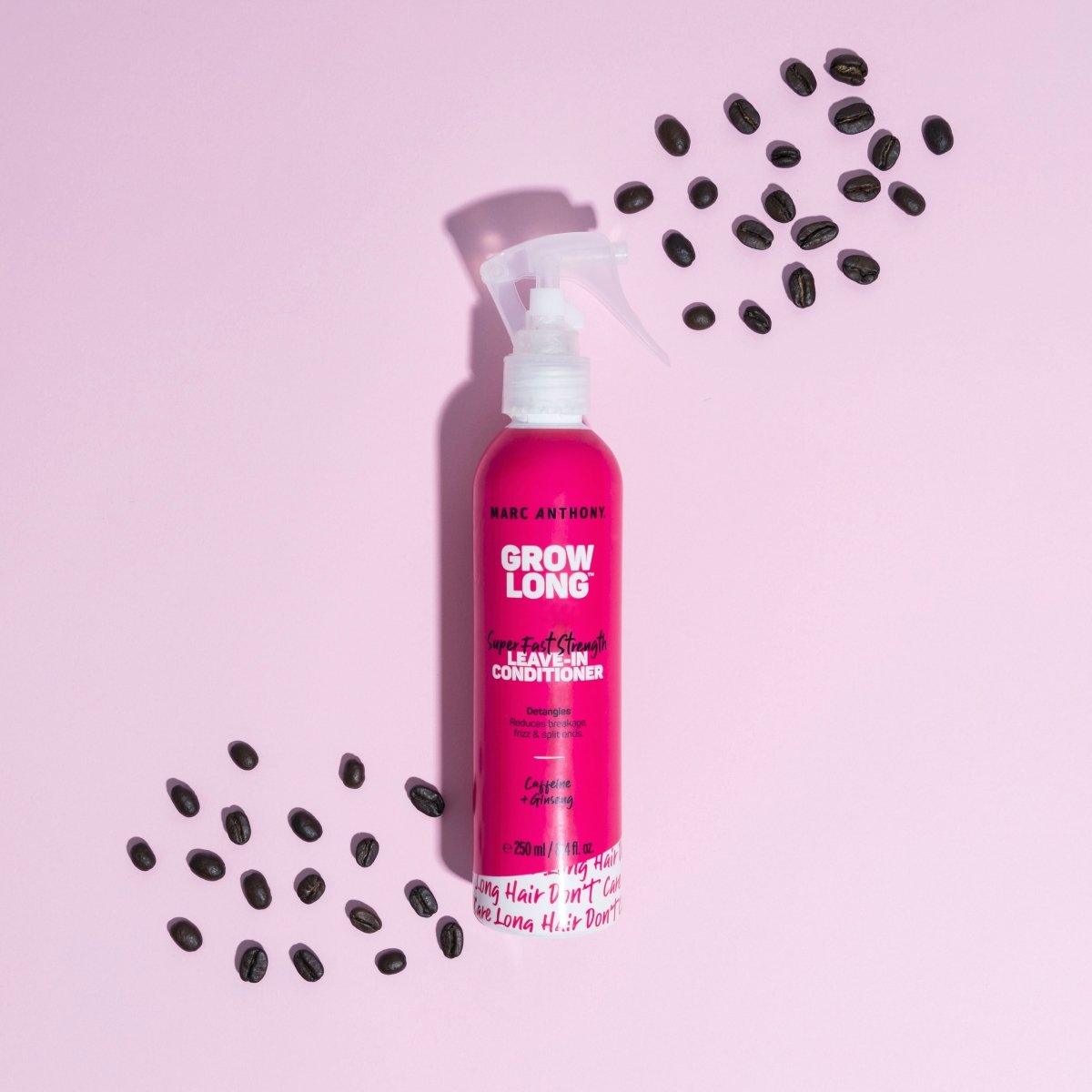 Grow Long Спрей - балсам за растеж и дължина без отмиване обогатен с кофеин, джинджифил и витамин Е 250ml - CAMCO Ltd.