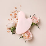 GUA SHA Масажен камък Гуа Ша от розов кварц, 1бр. - CAMCO Ltd.