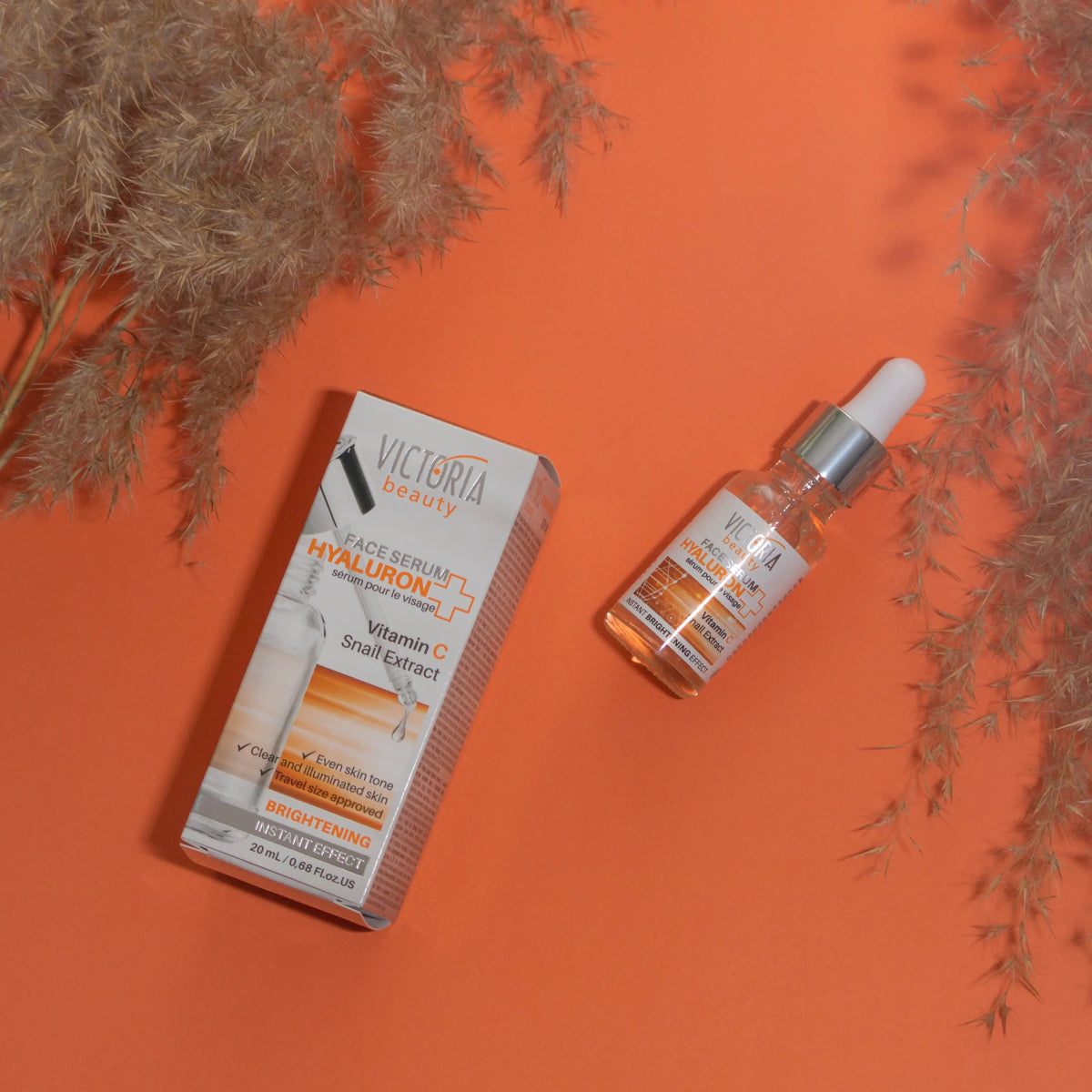 HYALURON Серум за лице с озаряващ ефект с хилурон, витамин с и екстракт от охлюв 20ml - CAMCO Ltd.