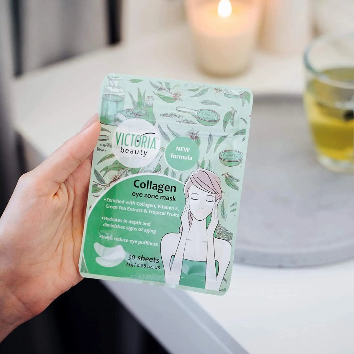 Колагенова маска за околоочната зона 30бр - CAMCO Ltd.