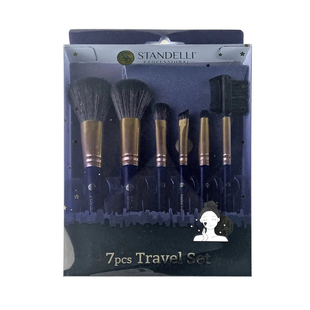 Комплект четки за грим - 7бр. - CAMCO Ltd.