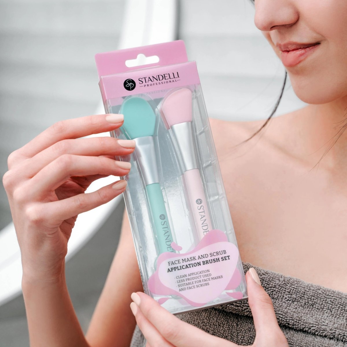 Комплект четки за нанасяне на маски и скрабове за лице, 2 бр - CAMCO Ltd.