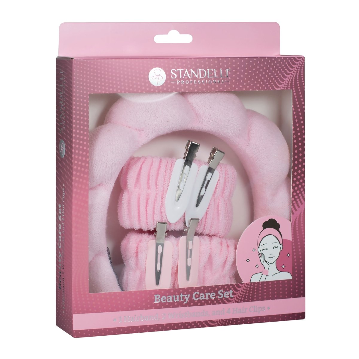 Комплект за коса - 1 диадема, 2 ленти за китки и 4 фиби - CAMCO Ltd.