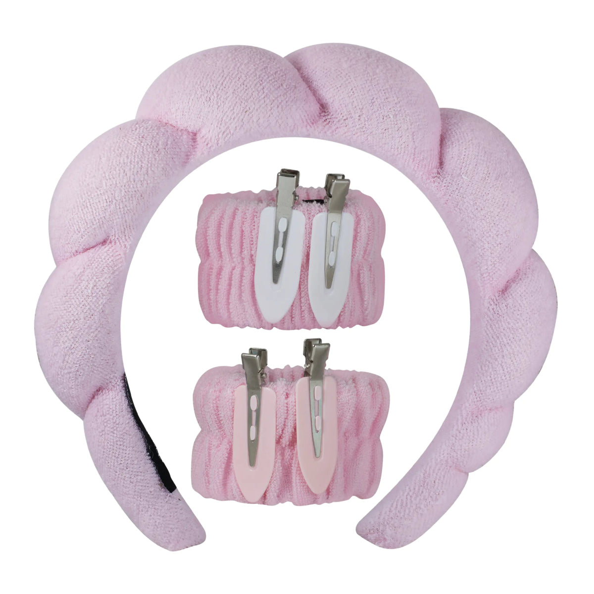 Комплект за коса - 1 диадема, 2 ленти за китки и 4 фиби - CAMCO Ltd.