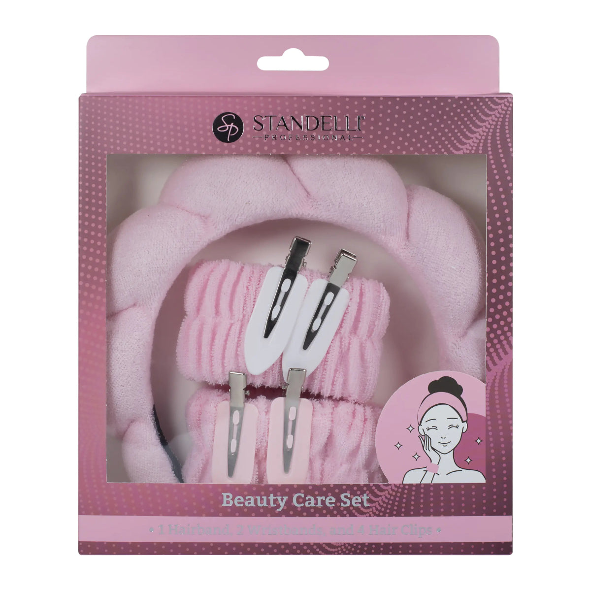 Комплект за коса - 1 диадема, 2 ленти за китки и 4 фиби - CAMCO Ltd.