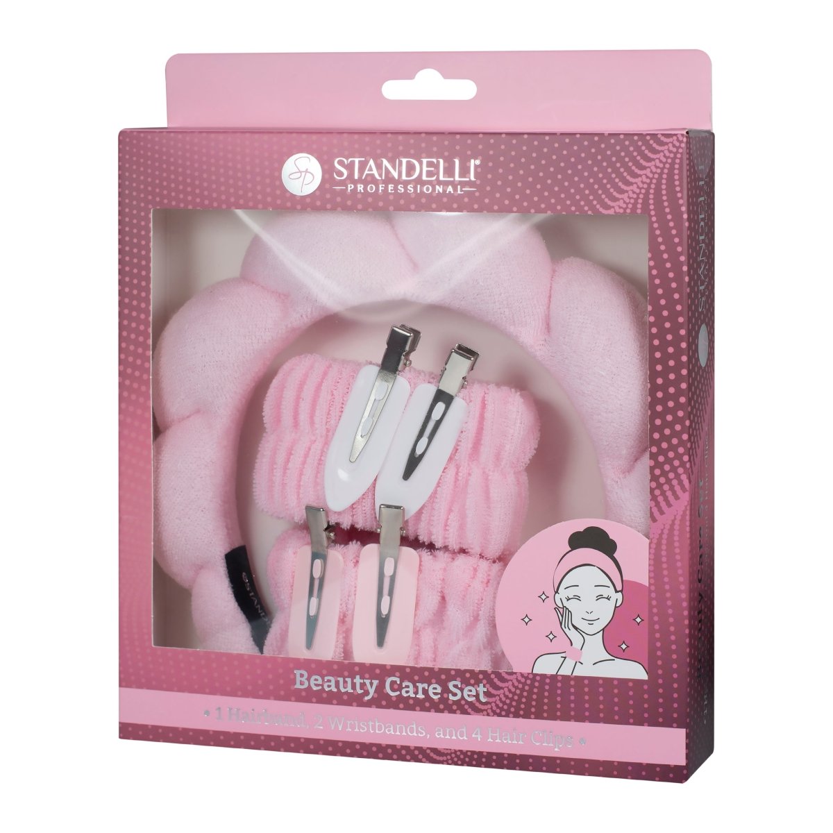 Комплект за коса - 1 диадема, 2 ленти за китки и 4 фиби - CAMCO Ltd.