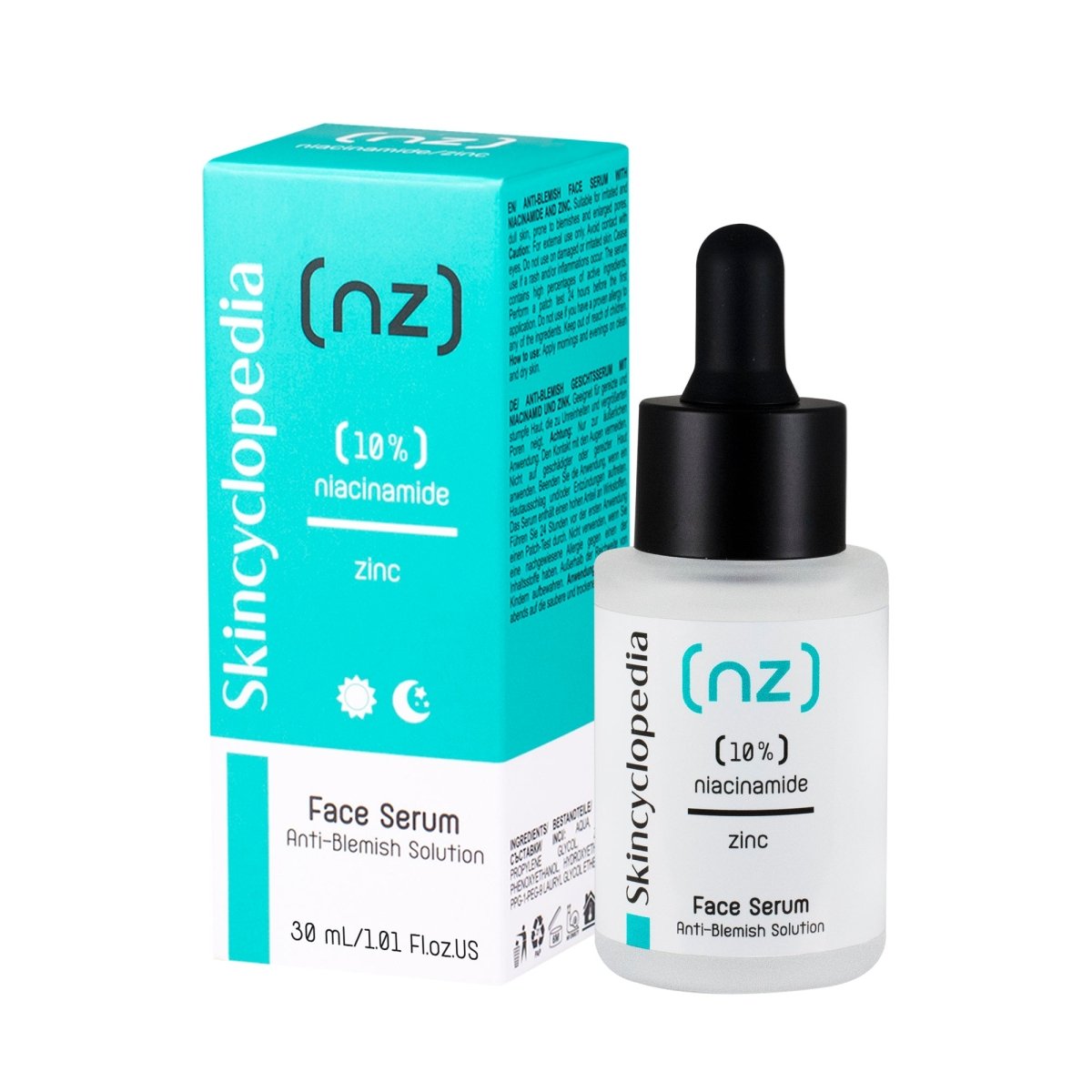 Kонцентриран серум за лице с 10% ниацинамид и 1% цинк 30ml - CAMCO Ltd.