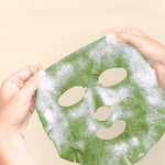 Корейска козметика дълбоко почистваща кислородна маска за лице със зелен чай и комплекс от 10 хидратиращи суперхрани - CAMCO Ltd.