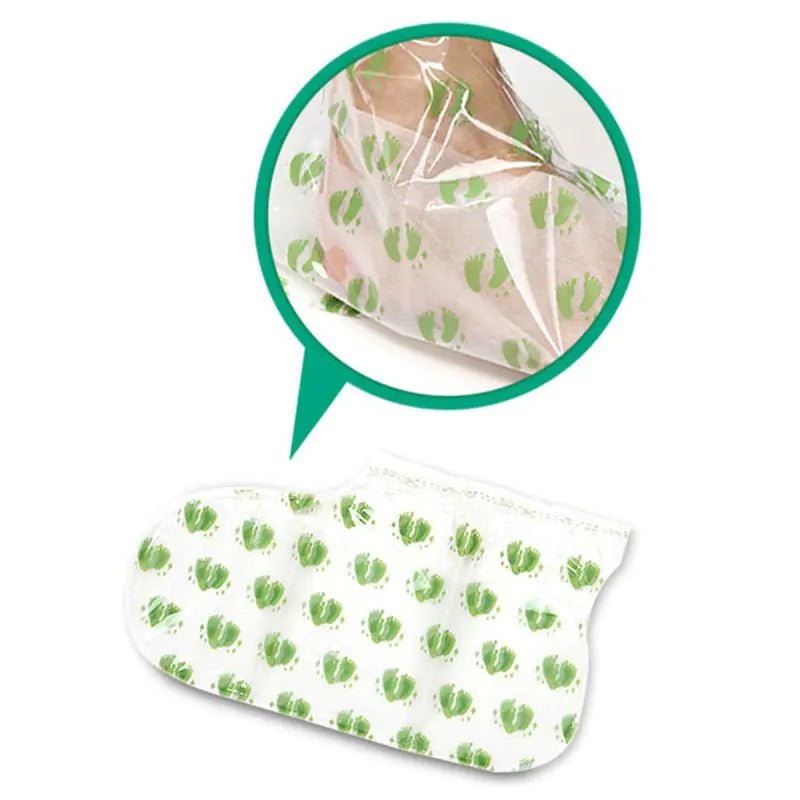 Корейска козметика ексфолираща маска за крака тип "чорап" - с AHA млечна киселина, урея и екстракти от папая и ябълка, размер (R) Regular - CAMCO Ltd.