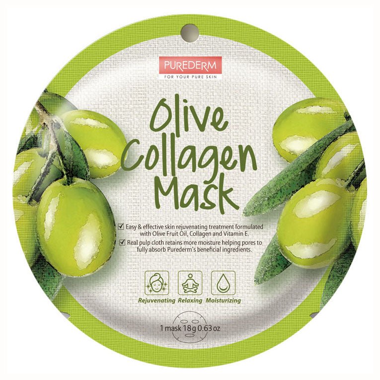 Корейска козметика регенерираща шийт маска за лице колаген, зехтин и витамин Е 18g - CAMCO Ltd.