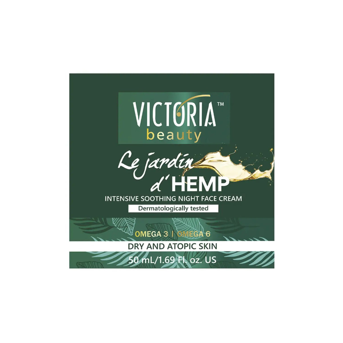 Le Jardin d’Hemp - Нощен крем за лице успокояващ и хидратиращ с масло от семена от коноп 50ml - CAMCO Ltd.