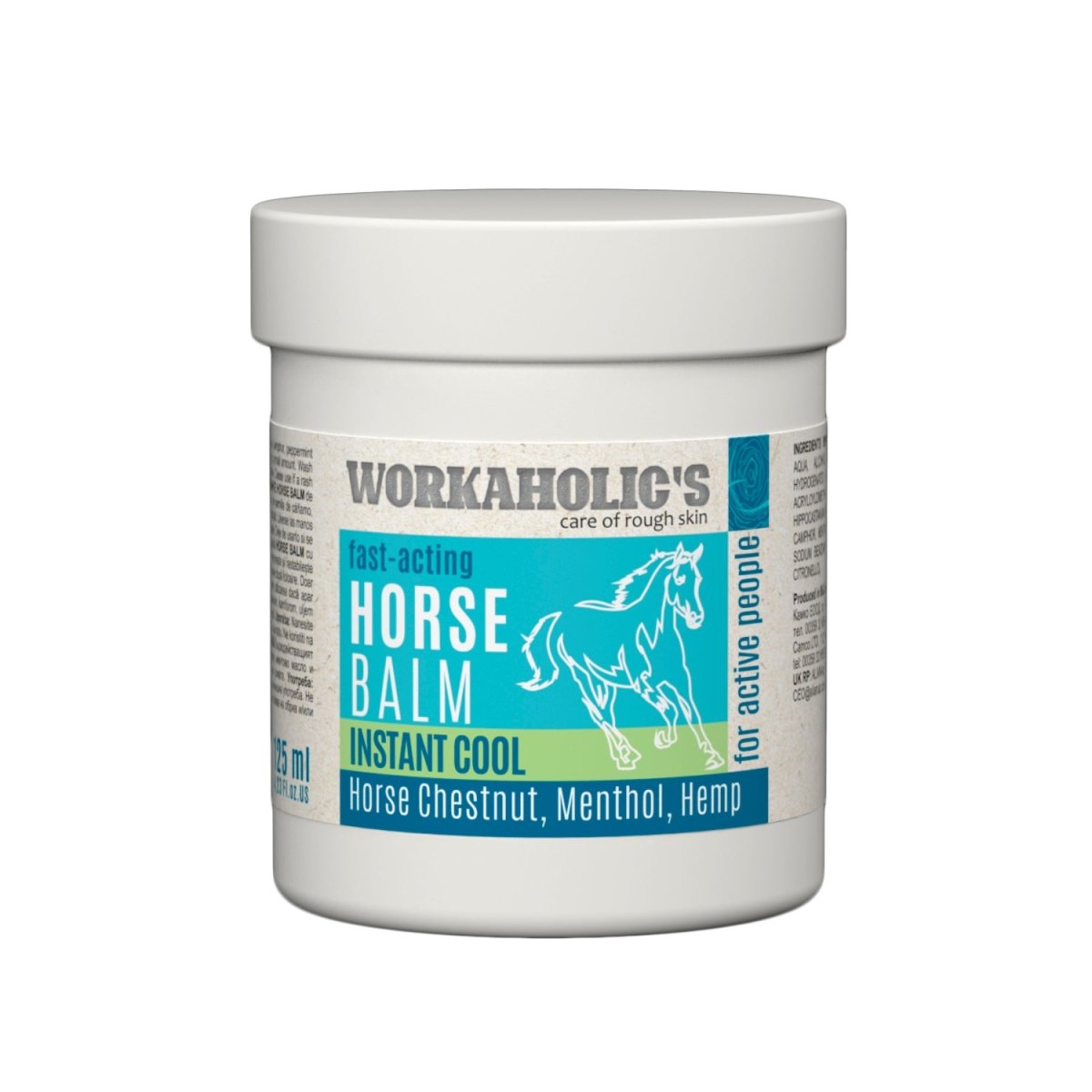 Охлаждащ конски балсам за тяло, 125мл - CAMCO Ltd.