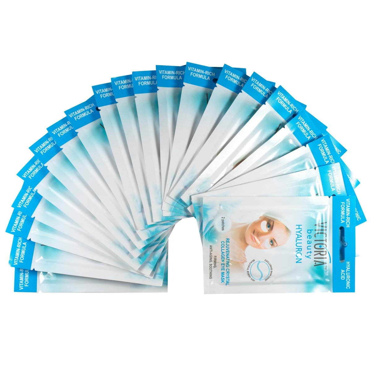 Пачове за очи против бръчки с колаген, хиалуронова киселина и алое вера, 2 бр. - CAMCO Ltd.