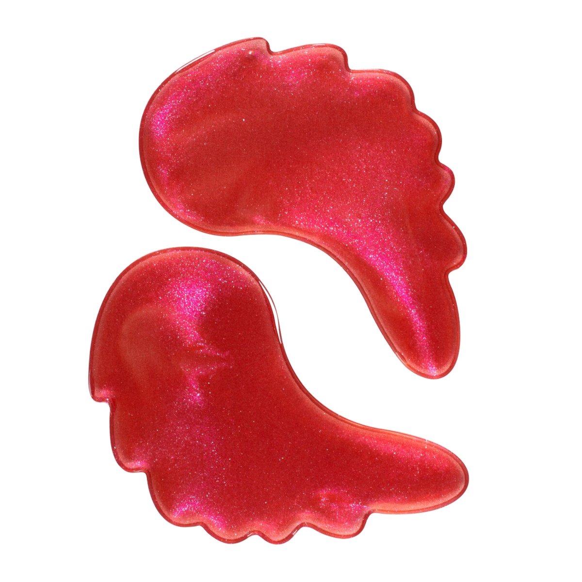 Пачове за под очи с форма на ангелско крило с червена боровинка, витамин с, хиалуронова киселина и пептид при дехидратация и при тъмни кръгове около очите 2бр - CAMCO Ltd.