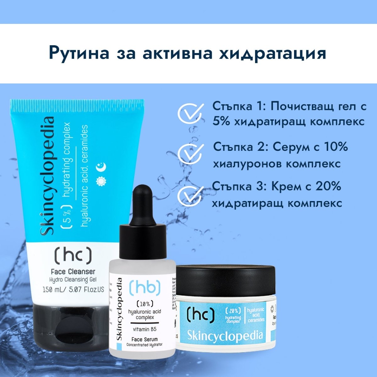 Почистващ гел за лице 5% хидратиращ комплекс 150ml - CAMCO Ltd.