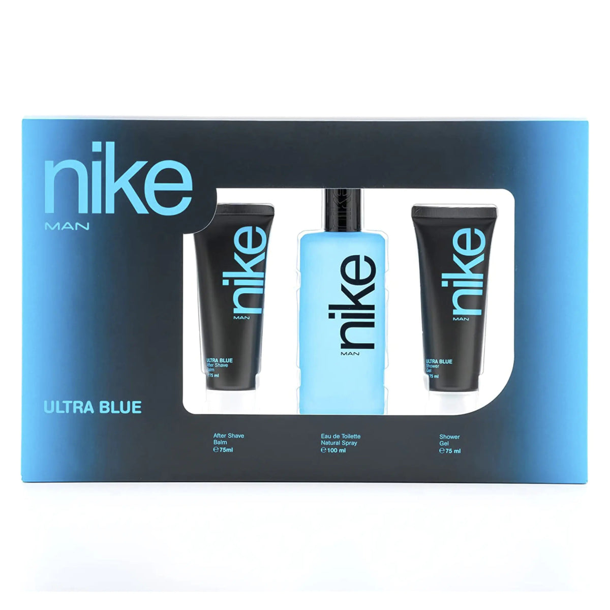Подаръчен комплект за мъже Ultra Blue (3 части – тоалетна вода 100ml, душ гел 75ml, афтършейв 75ml) - CAMCO Ltd.