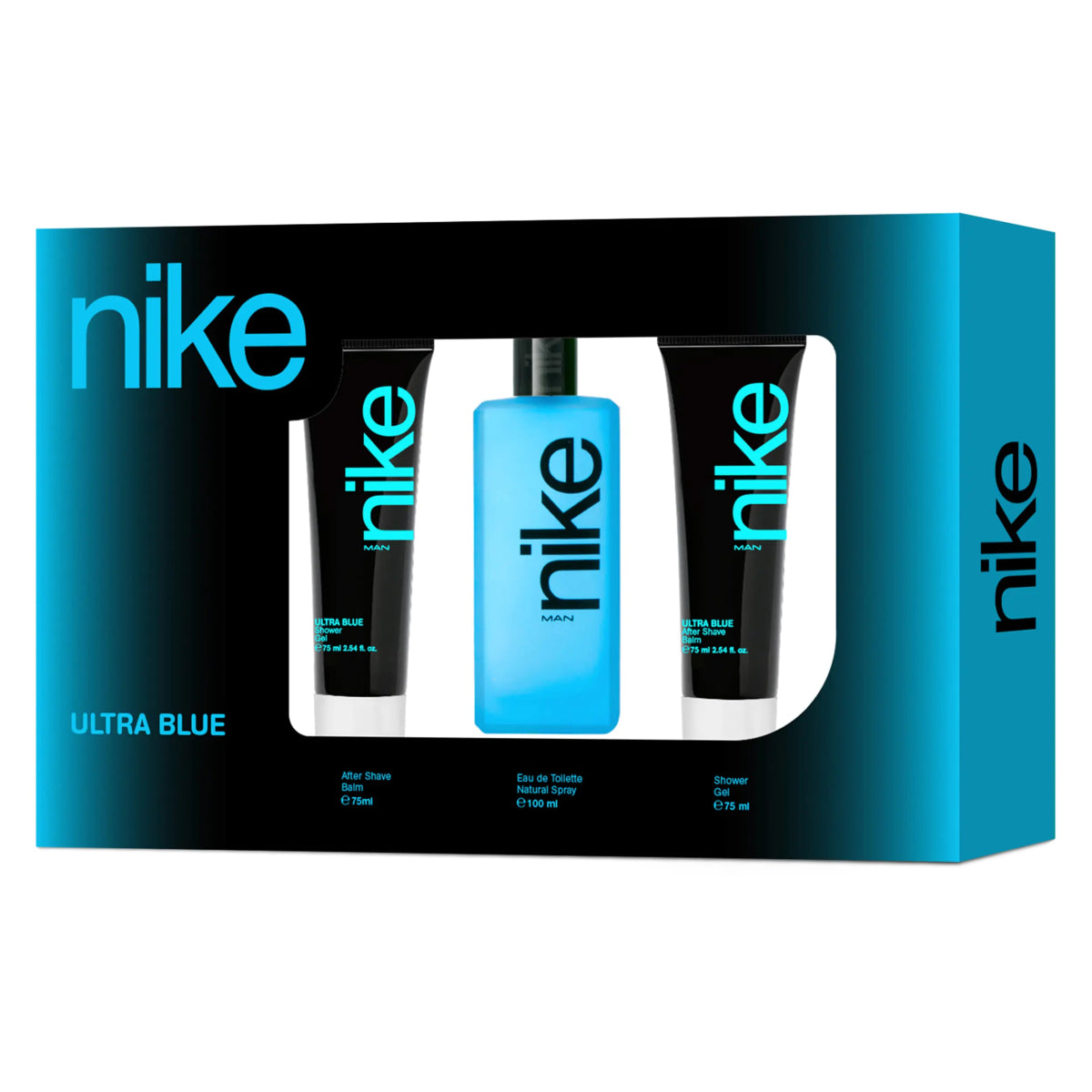 Подаръчен комплект за мъже Ultra Blue (3 части – тоалетна вода 100ml, душ гел 75ml, афтършейв 75ml) - CAMCO Ltd.