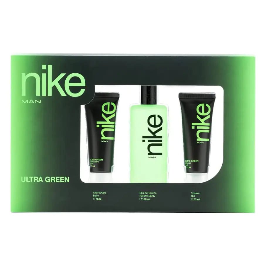 Подаръчен комплект за мъже Ultra Green (3 части – тоалетна вода 100ml, душ гел 75ml, афтършейв 75ml) - CAMCO Ltd.