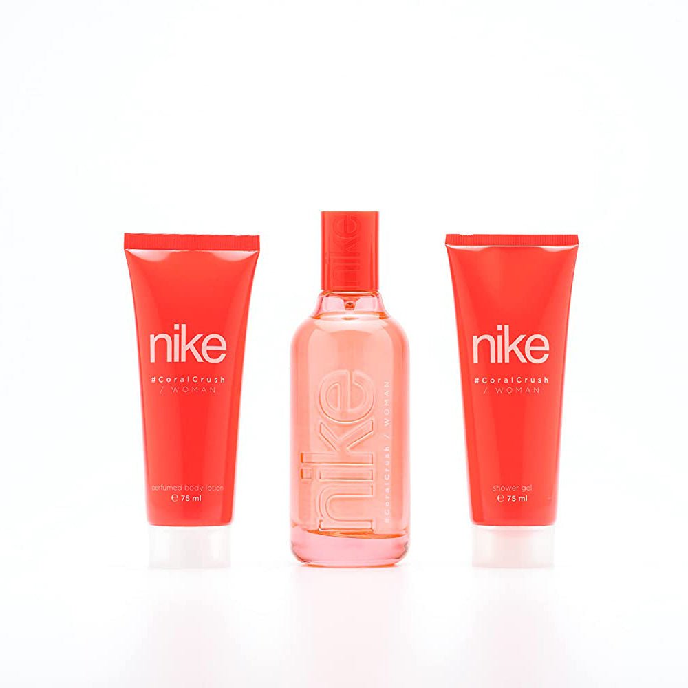 Подаръчен комплект за жени Coral Crush, NEXT GEN (3 части – тоалетна вода 100ml, душ гел 75ml, лосион за тяло 75ml) - CAMCO Ltd.