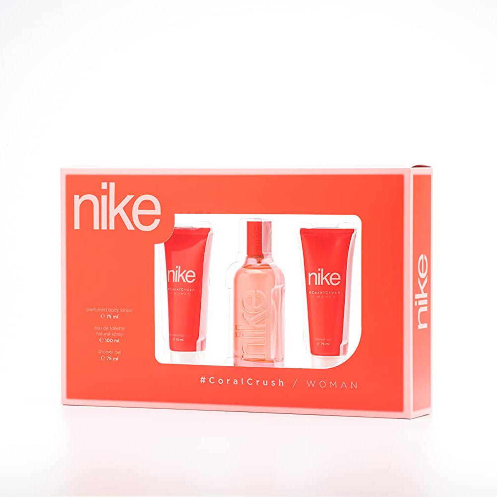 Подаръчен комплект за жени Coral Crush, NEXT GEN (3 части – тоалетна вода 100ml, душ гел 75ml, лосион за тяло 75ml) - CAMCO Ltd.