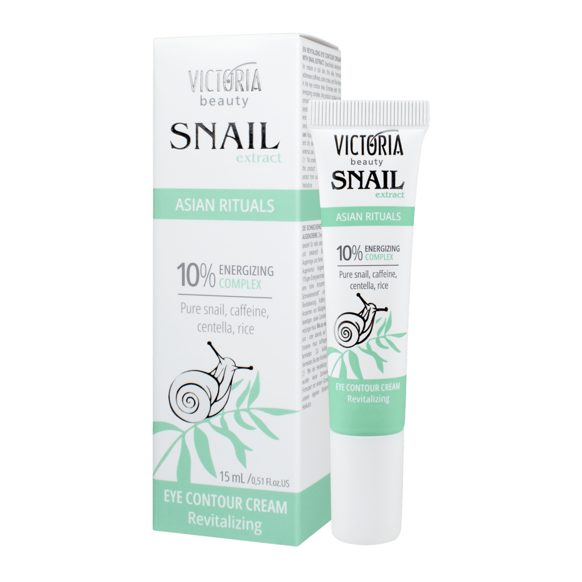 Snail Extract Asian Rituals Ревитализиращ крем за околоочен контур с охлювен екстракт 15ml - CAMCO Ltd.