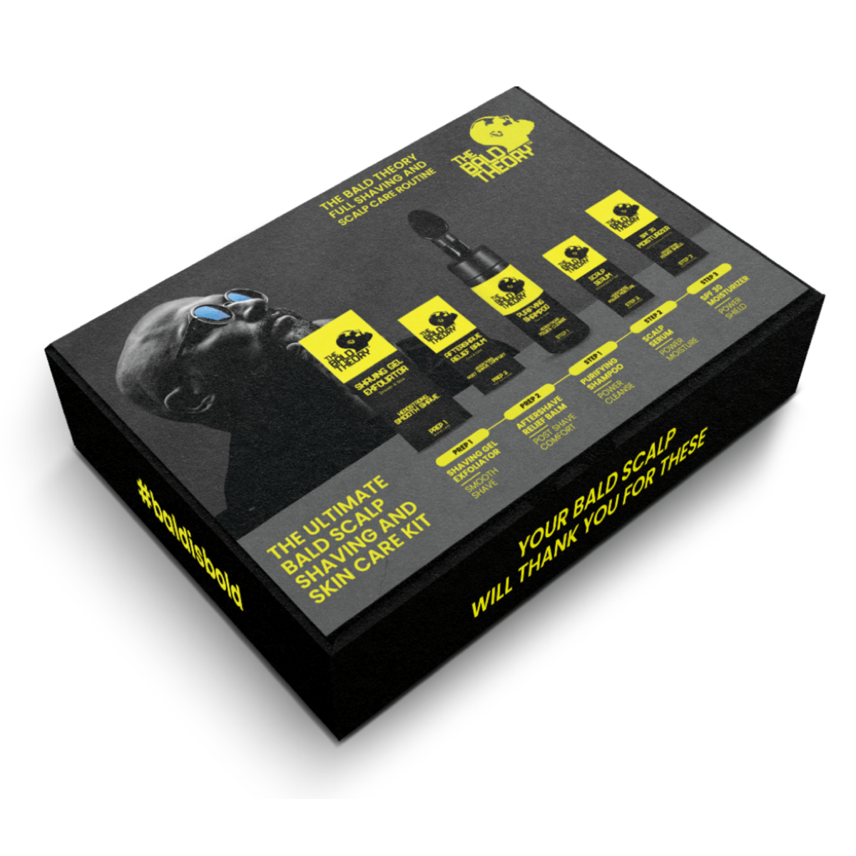 Цялостна рутина за бръснене и грижа за скалпа - 5 части - CAMCO Ltd.