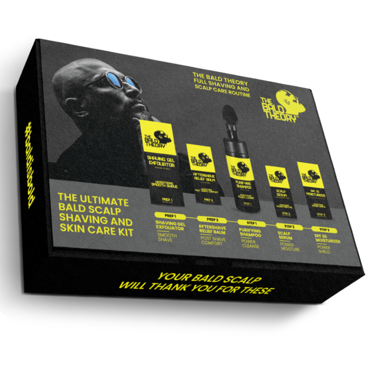 Цялостна рутина за бръснене и грижа за скалпа - 5 части - CAMCO Ltd.