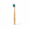 Детска бамбукова четка за зъби с ултра мек косъм-син 100% бамбук 1бр.