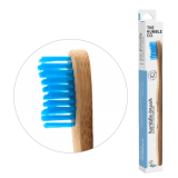 100% Бамбукова четка за зъби със средно-твърд косъм-син (meduim to hard) 1бр.