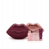 Комплект - подарък за жени Cranberry Martini метална кутия устни - (3 части) душ крем 30ml, гланц за устни 12ml, сапун 40g