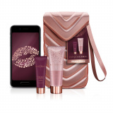 Комплект - подарък за жени Cranberry Martini (3 части) - дамска чанта за телефон, крем за ръце 50ml и гланц за устни 12ml