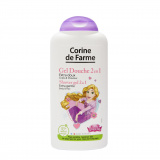 2в1 Детски шампоан за коса и душ гел за тяло Disney Rapunzel 2в1 - Хипоалергенен за чувствителна кожа 250ml