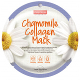 Корейска козметика успокояваща шийт маска за лице с колаген, лайка и витамин Е 18g